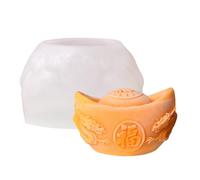 Moules en silicone en forme de lingot doré pour la fabrication de chocolats, bonbons, savons, lingots dorés