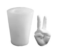 Moules en silicone en forme de main pour démoulage facile à la température pour savon en résine époxy, gypse, décoration d'intérieur, savon et moule en silicone