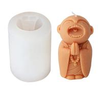 Moules en silicone en forme de moine faits à la main pour les amateurs d'art de dessin animé