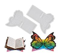 Moules en silicone en forme de papillon - Réutilisable, moule créatif en résine - Support de musique réutilisable - Modèle de chemin époxy pour bibliothèque - Décoration de lecture et de décoration