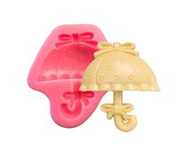 Moules en silicone en forme de parapluie pour gâteaux, fondants, biscuits, savon, sucre, pudding, chocolat, bonbons durs, desserts, bougies