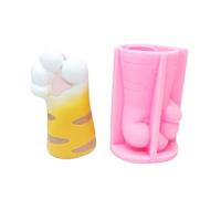 Moules en silicone en forme de patte pour pot de fleurs en résine époxy