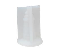 Moules en silicone en forme de phare pour support de résine époxy, porte-bougie chauffe-plat, moules en silicone en forme de phare, fournitures d'art créatives