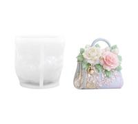Moules en Silicone en forme de, porte-monnaie en forme de fleur, moules en Silicone pour bougies faites à la main, savon, décoration en gypse, résine, cire de bougie pour bougies