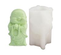 Moules en silicone en forme de statue bouddhiste pour savon, bonbons, décoration d'intérieur, chocolat, fondant, statue bouddhiste