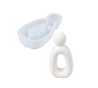 Moules en silicone en forme de statue humaine abstraite pour fabrication de savon, ciment et gypse pour la décoration de la maison
