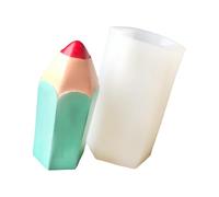 Moules en silicone en forme de stylo en résine époxy pour savon, bonbons, fondant, gâteau, chocolat, fournitures faites à la main