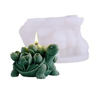 Moules en silicone en forme de tortue en forme de tortue pour savon, résine époxy, moules en silicone pour décoration de gypse