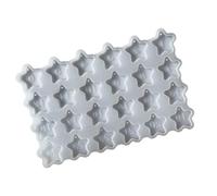 Moules en silicone en forme d'étoile pour projets d'artisanat de Noël et projets artistiques en résine avec pendentif en forme de chiffre