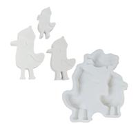 Moules en silicone en forme d'oiseau pour savon, bonbons, chocolat, fondant, gypse, décoration en résine époxy, moule artisanal de qualité alimentaire