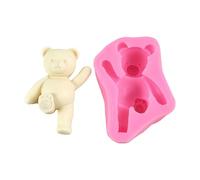 Moules en silicone en forme d'ours en forme d'ourson pour faire des décorations de gâteaux savoureuses, sûres et essentielles dans la cuisine