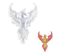 Moules en Silicone en Forme Phoenix/Dragon, Modèle pour Résine Époxy, Moulage en Forme de Dragon et Phoenix, Savon, Accessoires de DIY pour Argile, Plâtre, Bougies, Décoration Murale