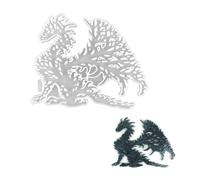Moules en Silicone en Forme Phoenix/Dragon, Modèle pour Résine Époxy, Moulage en Forme de Dragon et Phoenix, Savon, Accessoires de DIY pour Argile, Plâtre, Bougies, Décoration Murale