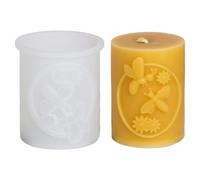 Moules en silicone en relief d'abeille et en nid d'abeille, bougie pilier 3D, moules à bougies en silicone, moules à bougies pour mouler, moules à mouler, moules à plâtre pour savon, plâtre (D)