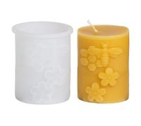 Moules en silicone en relief d'abeille et en nid d'abeille, bougie pilier 3D, moules à bougies en silicone, moules à bougies pour mouler, moules à mouler, moules à plâtre pour savon, plâtre (C)