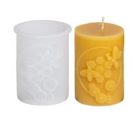 Moules en silicone en relief d'abeille et nid d'abeille, bougie pilier 3D, moules à bougies en silicone, moules à bougies pour mouler, moules à mouler, moules à plâtre pour savon, plâtre (A)