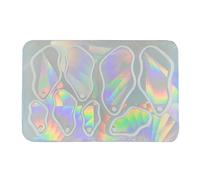 Moules en silicone époxy pour porte-clés en forme de pavés lumineux et ornements pour la Saint-Valentin, boucles d'oreilles, pendentifs en résine pour la fabrication de bijoux