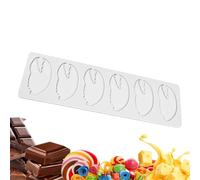 Moules en silicone - Facile à démouler - En silicone flexible - Décoration de glaçage à chevrons - Moule en caoutchouc pour décoration de gâteaux - Pour argile, nourriture, savon, résine, cupcakes