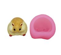 Moules en silicone faciles à utiliser pour fondants, pâtisseries, hamster, bonbons, chocolat, dessert, outil de décoration