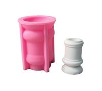 Moules en silicone faits à la main pour bougeoirs longs et décorations de table