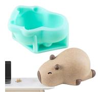 Moules en silicone - Forme flexible de qualité alimentaire, cavité fantaisie Capybara, accessoire de pâtisserie culinaire | Fonderie de confiserie, outil de décoration de gâteau, moule à pâtisserie
