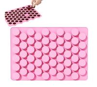 Moules En Silicone - Fourniture De Machine À Cupcakes Maison Antiadhésive, Moule Cylindrique De Cuisson De Gâteaux À 55 Cavités | Pour La, La Résine, L'argile, La Glace, Les Cadeaux Délicats, Cré