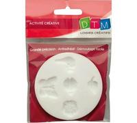 Moules en silicone - GRAINE CRÉATIVE - Mini moules - Lot de 6 - Anti-adhésif - Flexible