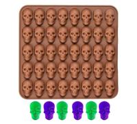 Moules En Silicone Halloween | La Forme de Squelette pour les Gelées,en Silicone Antiadhésif pour Gelées et Décors de Bonbons d'Halloween