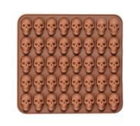 Moules en Silicone Halloween - Moule Crâne Fête de la Toussaint - en Silicone Antiadhésif pour Gelées et Décors de Bonbons d'Halloween