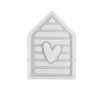 Moules en silicone Love House Combinaison Résine époxy Ornement Verser Savon Moules Moulages Love House Combinaison Silicone Casting Pansements Verser