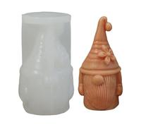 Moules en silicone - Lutin de Noël - Bougies 3D - Lutin - Moule à bougie de Noël - Moule à bougie en silicone - Moule à bougie nain à couler (fleur)