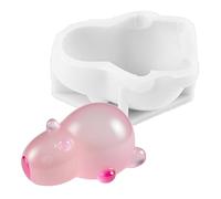 Moules en silicone - Moule en caoutchouc Capybara - 3,15 x 2,13 x 2,13 pouces - Machine de cuisson flexible, anti-adhésive et à libération facile | Aide créative pour le pudding