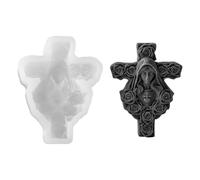 Moules en silicone - Moule en silicone de Noël Jésus avec fleur - Moules en silicone - Moules à bougie 3D - Moules en plâtre pour couler les bougies - Moule en silicone pour bricolage de savon, plâtre