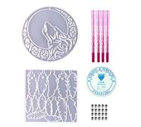 Moules En Silicone | Moule En Silicone Pour Pendentifs Muraux Artisanaux DIY | Moules En De Moulage De Résine Époxy, Grand En Résine Attrape-rêves Pour