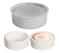Moules en silicone - Moule en silicone - Printemps - Pot de fleurs - Bougies - Moule en silicone - Pot de fleurs - Moule à bougie - Moule en plâtre pour le moulage - Boîte de rangement pour plâtre DIY