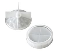 Moules en silicone multi-couches avec couvercle, couvercle de boîte combinatio | Résistance à la température, silicone de qualité alimentaire, empilable pour le stockage de savons et de bijoux, résine d'art