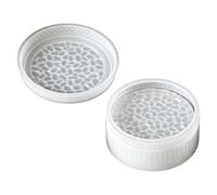 Moules en silicone multi-couches en forme de fleur, boîte de rangement pour | Résistance à la température, silicone de qualité alimentaire, empilable pour le stockage de savons et de bijoux, résine d'art