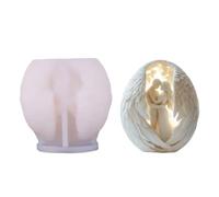 Moules en silicone multi-usages en forme d'ailes de couple - Qualité alimentaire - Pour fondant au chocolat - Pour savon de moulage en résine - Décoration de la maison