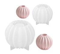 Moules en Silicone polyvalents en forme de sphère rayée, pour chandelier fait à la main, projet de moulage de résine de savon, polyvalent