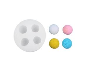 Moules en Silicone polyvalents, moule à chocolat en forme de baie de cire à 4 cavités pour bloc de glace sphérique et machine à boules de glace à dessert décorative