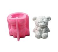 Moules en silicone pour animaux en résine époxy 3D - Plâtres décoratifs en forme d'ours