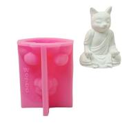 Moules en silicone pour animaux - Plâtres décoratifs pour savon - Résine époxy - Méditations - Chats - Pansements de savon en silicone