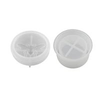 Moules en silicone pour bocaux | Moules ronds en silicone pour le rangement de bijoux, de boucles d'oreilles, de colliers