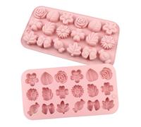 Moules en silicone pour bonbons | 2 ustensiles de cuisine antiadhésifs - Moules en silicone pour desserts et chocolat en forme de | pour faire du pudding, des biscuits, du fondant, du savon et