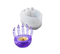 Moules en silicone pour bougeoir en forme de griffe - Moules flexibles en silicone - Fournitures de fabrication artisanale