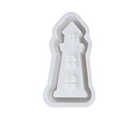 Moules en silicone pour bougeoir en forme de phare pour support de photophore en résine époxy, résistant aux hautes températures