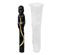 Moules en Silicone pour bougie pilier en forme de crâne, | Outil de cuisson de gâteaux pour la fabrication de résine époxy, bougie pilier, savon et décoration d ' halloween,