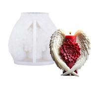 Moules en Silicone pour bougies à ailes de fleurs, en résine époxy, moulages faits à la main, plâtres, bougies à ailes de fleurs