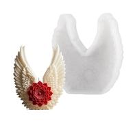 Moules en Silicone pour bougies à ailes de fleurs, en résine époxy, moulages faits à la main, plâtres, bougies à ailes de fleurs