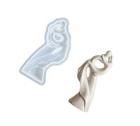 Moules en silicone pour bougies de Saint-Valentin pour la, A | Moule en Silicone résistant à la pour le moulage de résine, démoulage facile pour la fabrication de bougies